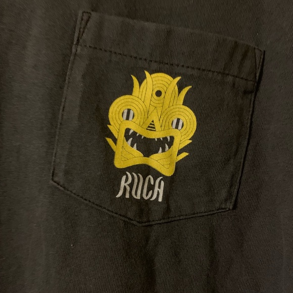 NWT Long Sleeve T- Shirt RVCA  Men’s Size M - Picture 3 of 5